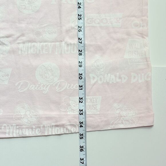 NWT Minnie Mickie Mouse Tee Dress Disney Parks Vacation Spring Break Baby Pink L - Picture 11 of 12